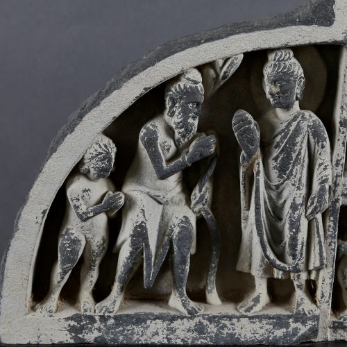 Scène bouddhique figurant le Buddha et Kāśyapa – Image 2