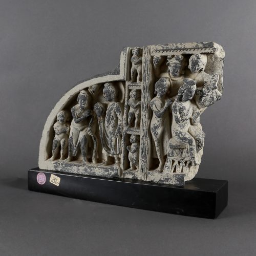 Scène bouddhique figurant le Buddha et Kāśyapa – Image 4
