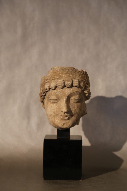 Tête de bodhisattva
