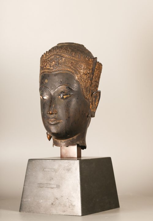 Crowned Buddha head - Image 2
