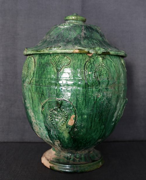 Yuan offering jar with glaze - Image 2