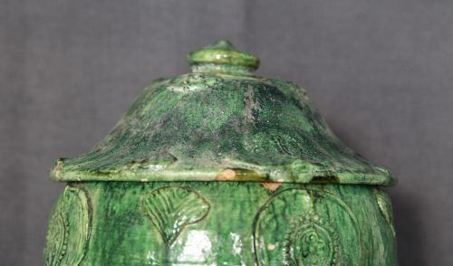 Yuan offering jar with glaze - Image 6