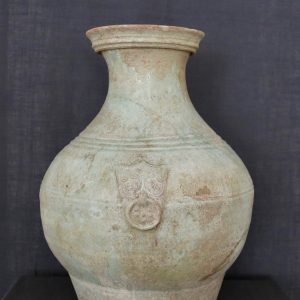 F011, Vase hu glaçure et taotie