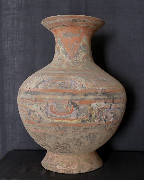 Han painted jar with flamboyant polychromy - Image 7