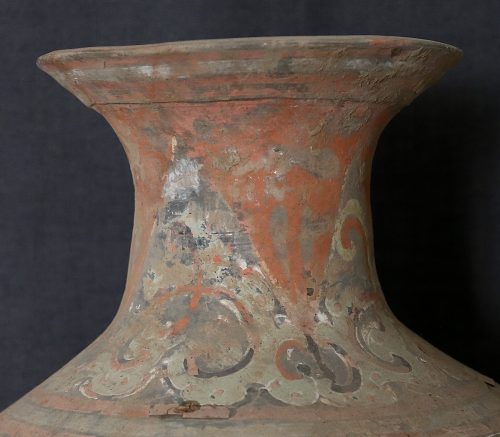 Han painted jar with flamboyant polychromy - Image 6