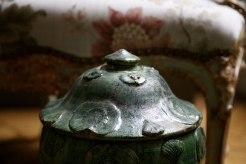 Yuan offering jar with glaze - Image 8