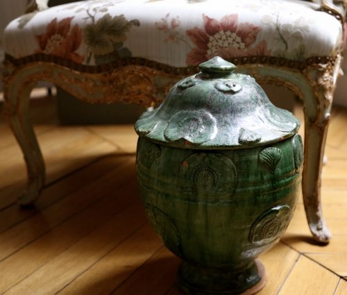 Yuan offering jar with glaze - Image 7