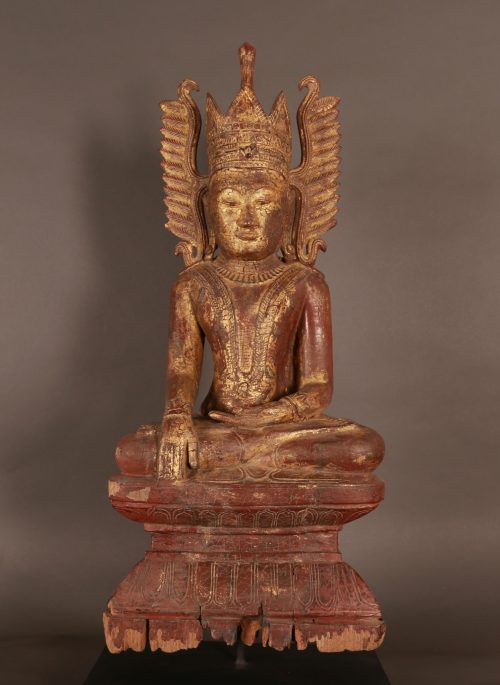 Buddha Birman Māravijaya de type Jambupati