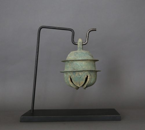 Angkorian Elephant bell in bronze