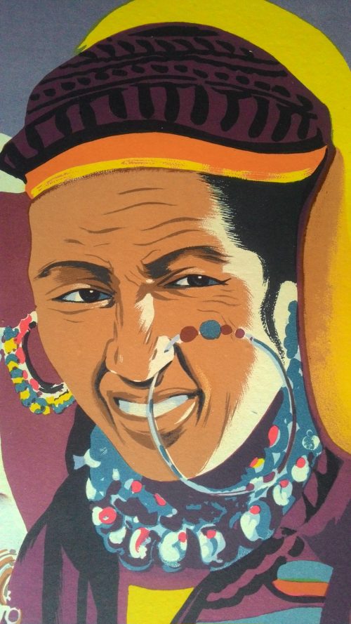 Affiche publicitaire de voyage pour l'Inde - INDE – Image 3