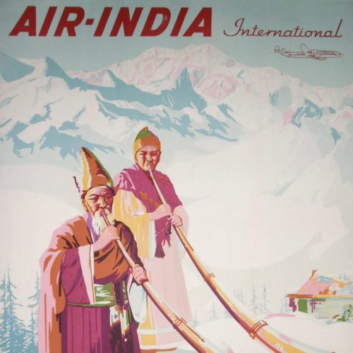 See India - Air India - Kangchenjunga near Darjeeling