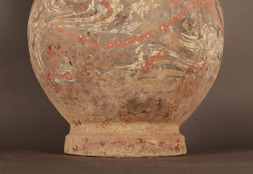 Painted Han vase with polychrome design - Image 9