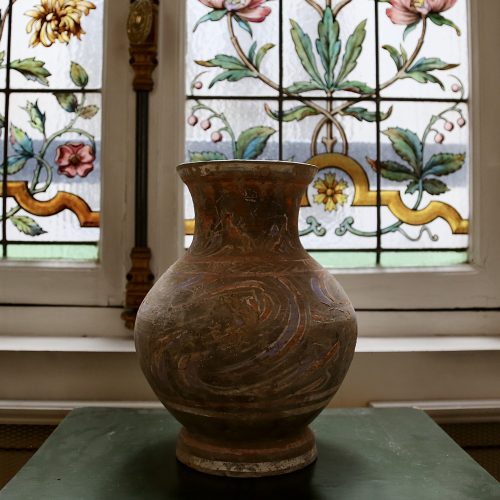 Polychrome jar from the Han dynasty