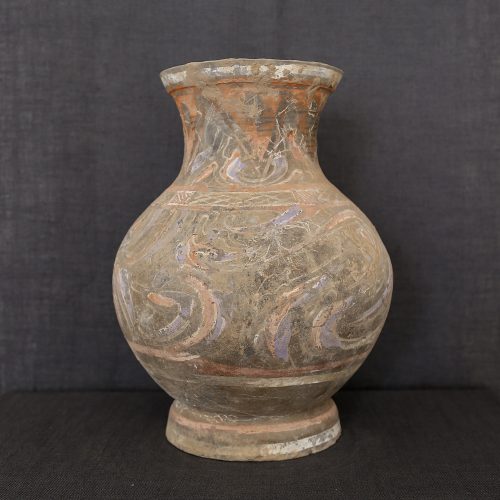 Polychrome jar from the Han dynasty - Image 2