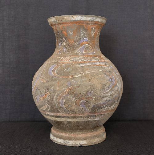 Polychrome jar from the Han dynasty - Image 3