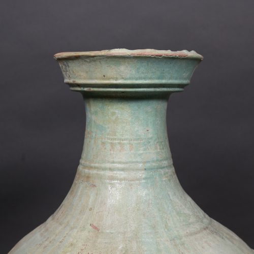 Large hu glaze vase with taotie pattern - Image 8