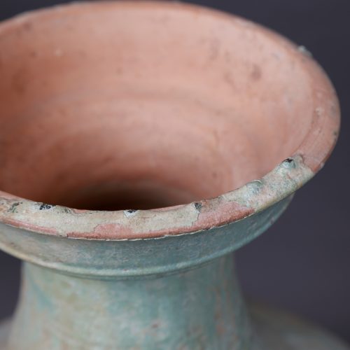 Large hu glaze vase with taotie pattern - Image 10