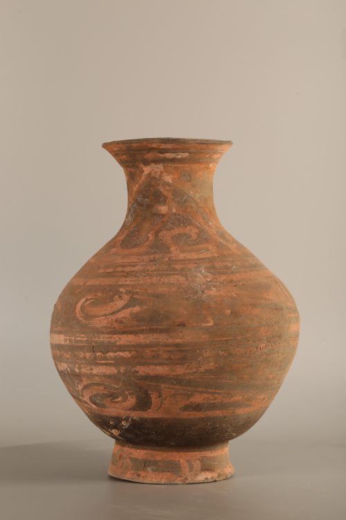 Small Han red clay vase - Image 5