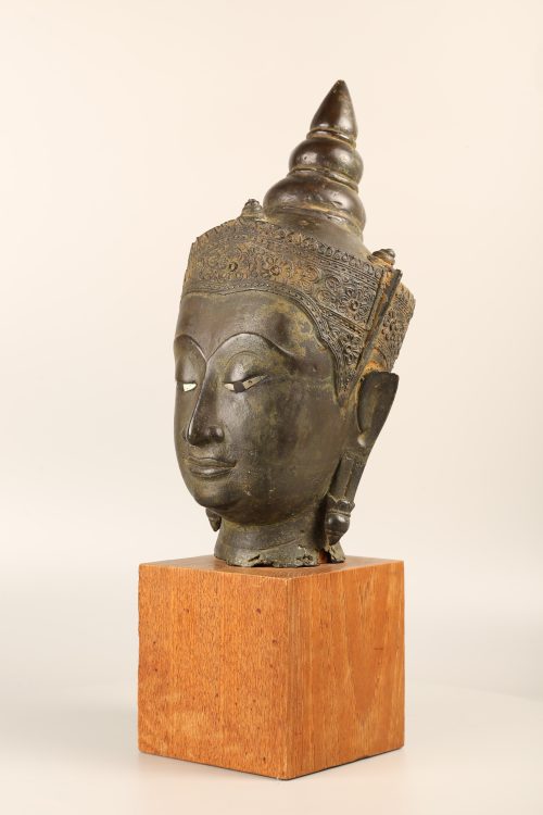 Crowned Buddha head - Image 6
