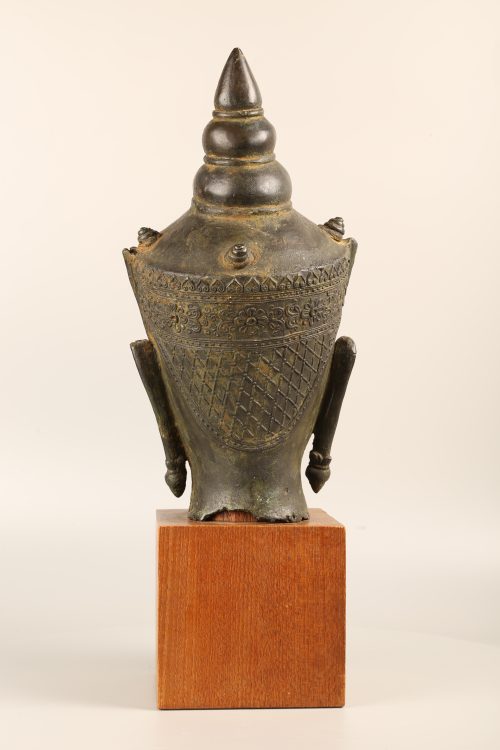 Crowned Buddha head - Image 4