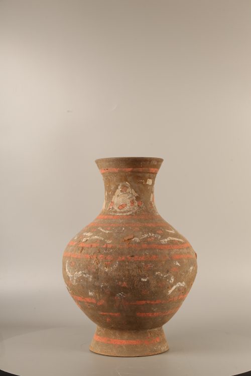 Vase au décor polychrome chatoyant