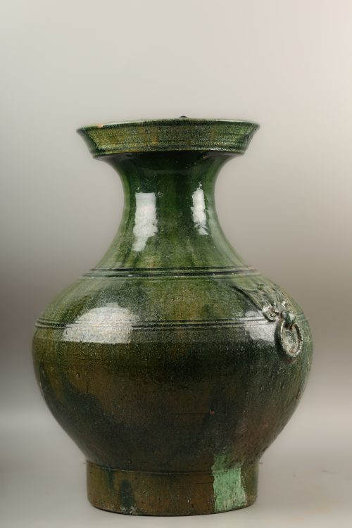 Hu vase with green glaze - Image 4